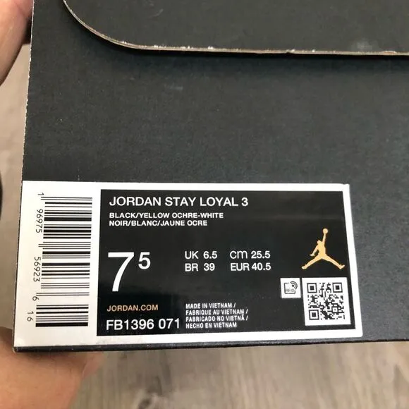 Nike Air Jordan Stay Loyal 3 Athletic Basketball Shoes Sneakers Mens Size 7.5