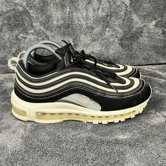 Nike Women’s Air Max 97 Black Platinum Black Platinum  Sneakers Size 9