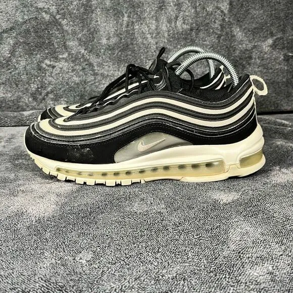 Nike Women’s Air Max 97 Black Platinum Black Platinum  Sneakers Size 9