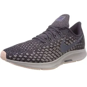 Nike Womens Size 9 Air Zoom Pegasus 35 942856-005 Gray/Peach Purple Running Shoe