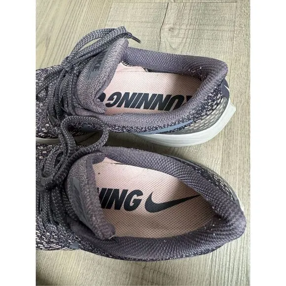 Nike Womens Size 9 Air Zoom Pegasus 35 942856-005 Gray/Peach Purple Running Shoe
