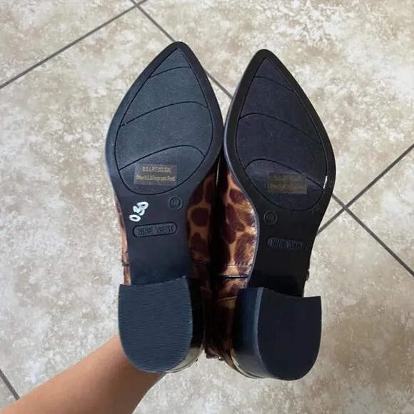 Nine West cheetah boots