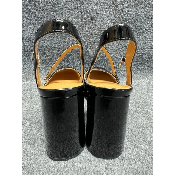 Nine West Women's Colot Block Heel Ankle Strap Dress Pumps SIZE 8.5