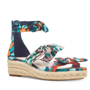 Nine West Women's Open Toe Casual Espadrille Sandals Blue