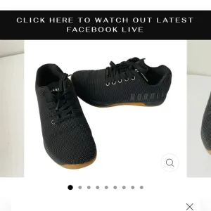Nobull Gum Trainor Black Sneakers Size 10.5