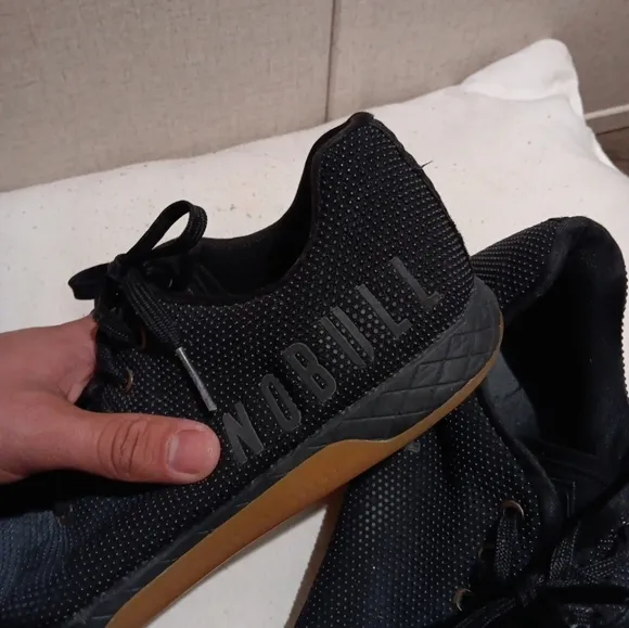 Nobull Gum Trainor Black Sneakers Size 10.5