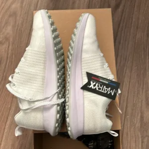 NoBull MATRYX GOLF SHOES  white Sneakers M 9/W10.5”.