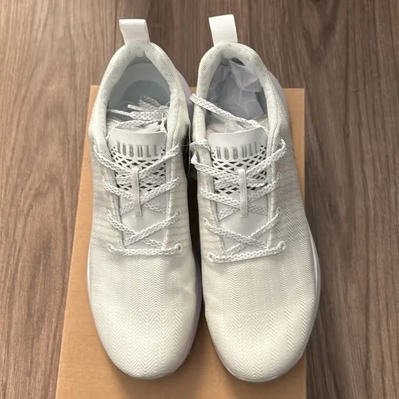 NoBull MATRYX GOLF SHOES  white Sneakers M 9/W10.5”.
