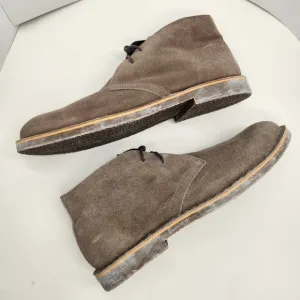 Nordstrom chukka boots men's 9.5M beige cream suede preppy business casual