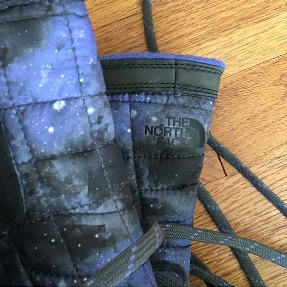 NORTH FACE Thermoball Tall Purple Galaxy Boots | Size 7.5