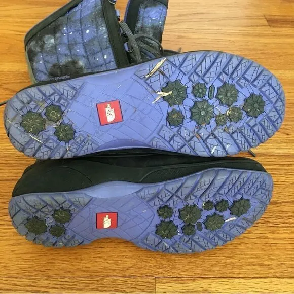 NORTH FACE Thermoball Tall Purple Galaxy Boots | Size 7.5