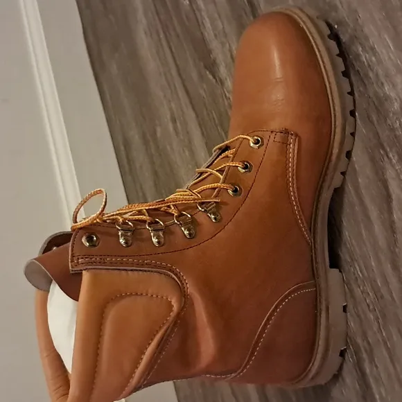 Northlake Genuine 8&quot; Saddle Leather Boots Men's Size 12 USA Made New