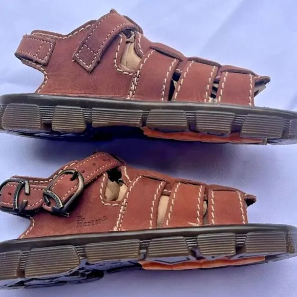 NOS Dr Martens Vintage 90's Y2K Fisherman Sandals Kids Size US 13 6447 RARE FIND