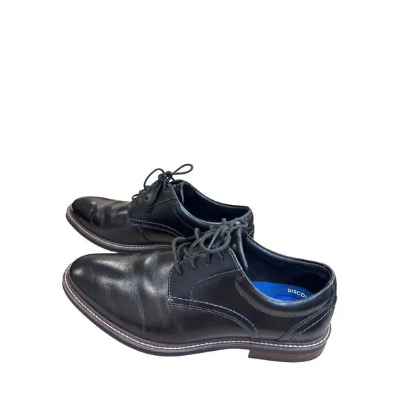 Nunn Bush Mens Black Leather Oxford Dress Shoes Size 9M SKU 8219