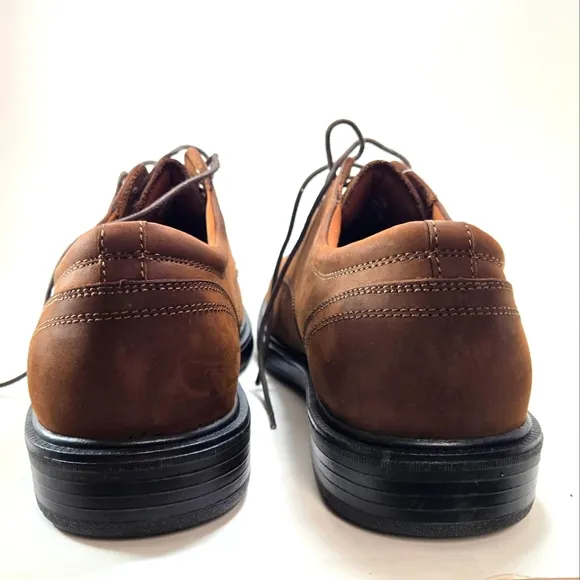 Nunn Bush Men's Shoes Eddy Brown Suede Nubucks Tie Business Casual New in Box