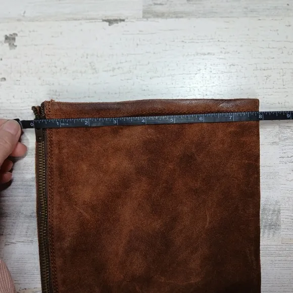 NWB Born Brown Borman Leather Over the Knee Winter Boots #1420