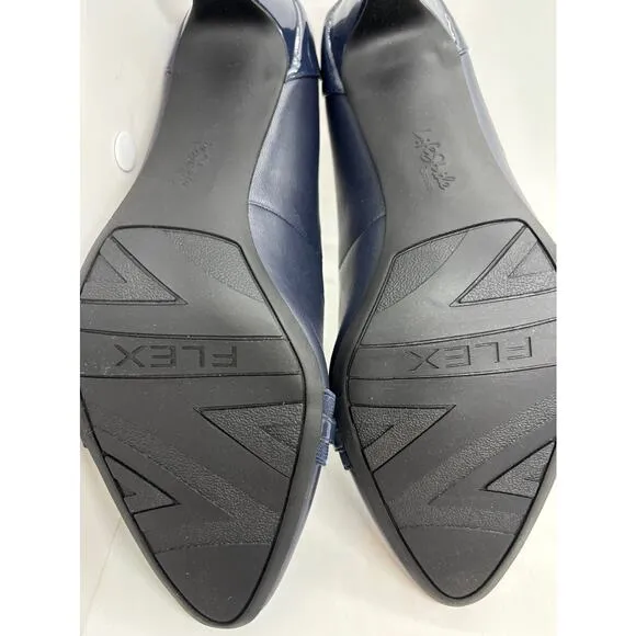 NWB Life Stride Soft System Gio Pump Shoes LUX Navy 9.5 M Flex Sole 2.75&quot; Heel