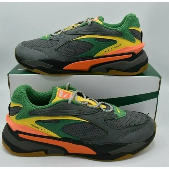 NWB Puma Mens Size 11.5 Eat Your Veggies RS Fast Shoes Sneakers 380322 01