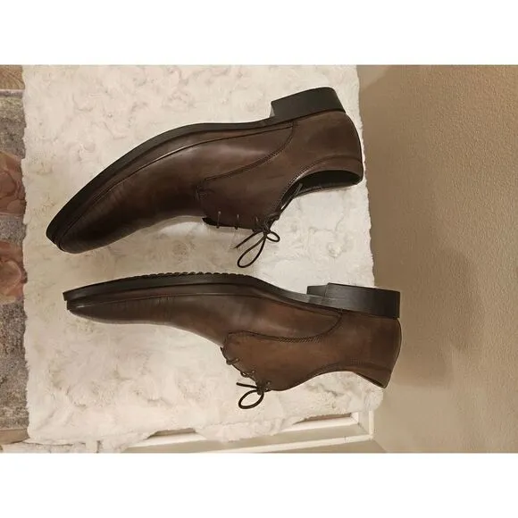 NWOB Kenneth Cole Silver Technology Set Your Clock Dress Shoes Size 14