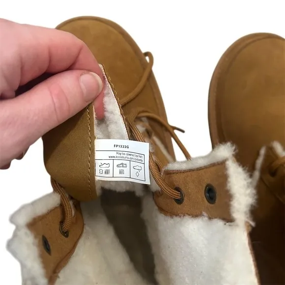 NWOB Koolaburra by UGG Women's Lace-Up Boots Camel Size 9 Winter Casual