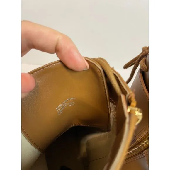 NWOB Michael Kors Women's Combat Boots - Size 9.5M preppy