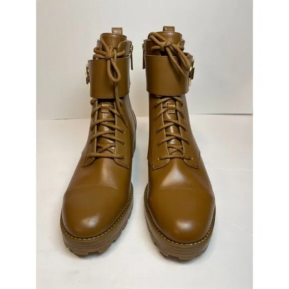 NWOB Michael Kors Women's Combat Boots - Size 9.5M preppy