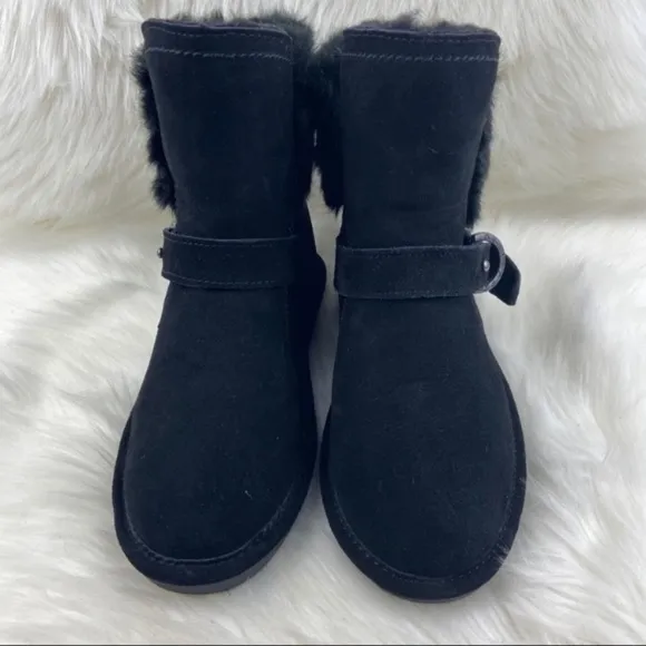 NWOT BEARPAW WINTER FUR BOOTS SIZE 5 WOMAN