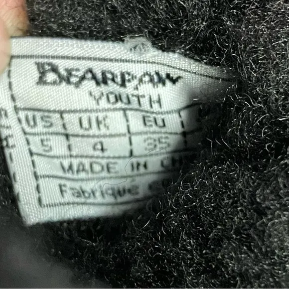 NWOT BEARPAW WINTER FUR BOOTS SIZE 5 WOMAN