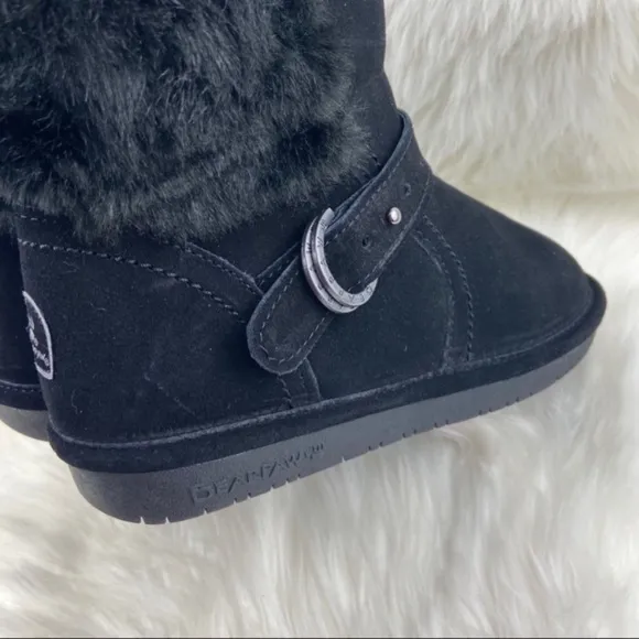 NWOT BEARPAW WINTER FUR BOOTS SIZE 5 WOMAN