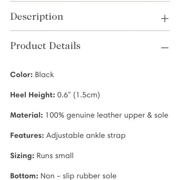 NWOT! LIBERTE BRONTE Genuine Leather Stylish Black Sandals.