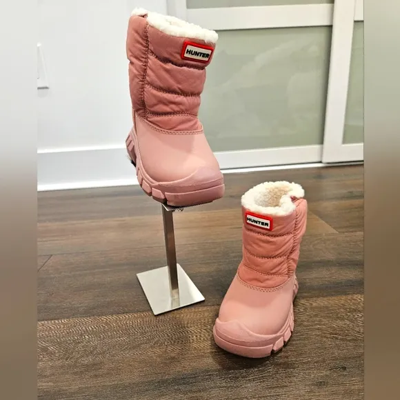 NWOT Little Toddler Hunter Pink Winter Boots - Size 6