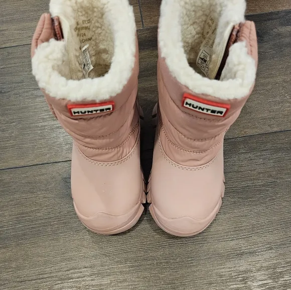 NWOT Little Toddler Hunter Pink Winter Boots - Size 6