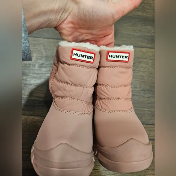 NWOT Little Toddler Hunter Pink Winter Boots - Size 6