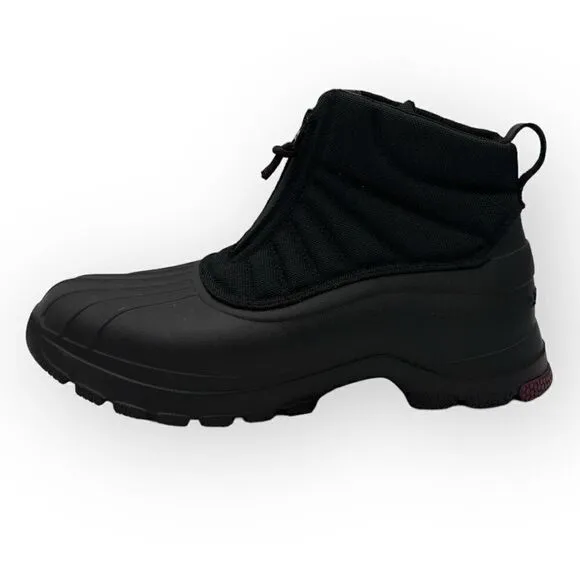 NWOT Sperry Women's Duck Float Zip Seacycled Winter Boot 88064 black womens size