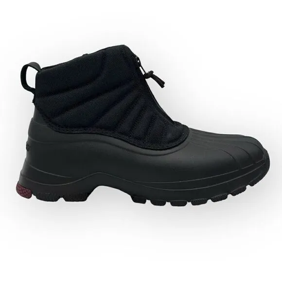 NWOT Sperry Women's Duck Float Zip Seacycled Winter Boot 88064 black womens size