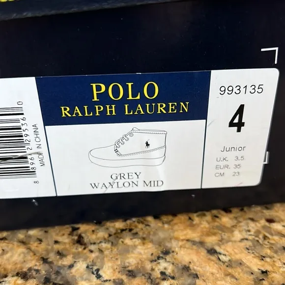 NWT and box boys Polo Ralph Lauren chukka suede boots