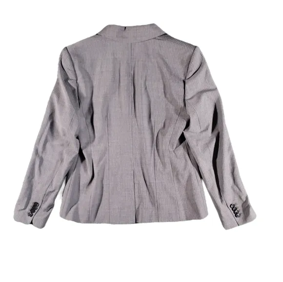 NWT Ann Taylor Virgin Wool Gray Blazer Size 6P