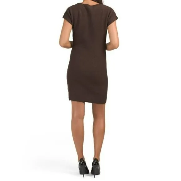 NWT Beautiful VERTIGO Paris Short Sleeve Abstract Print Knit Dress