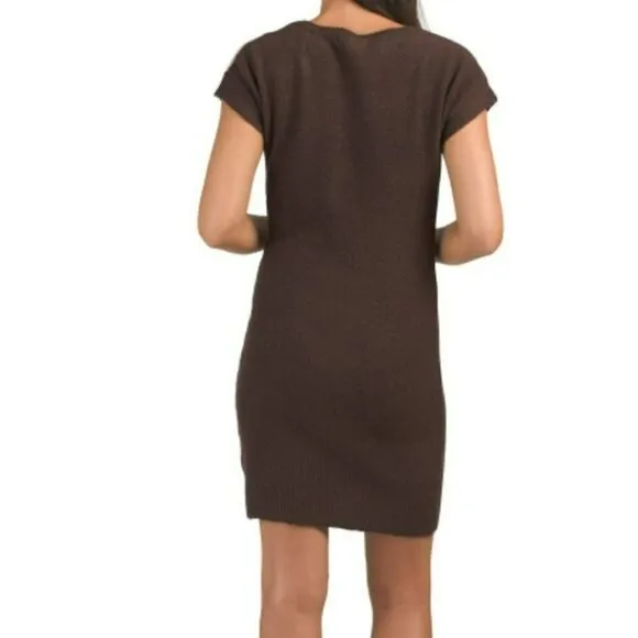 NWT Beautiful VERTIGO Paris Short Sleeve Abstract Print Knit Dress