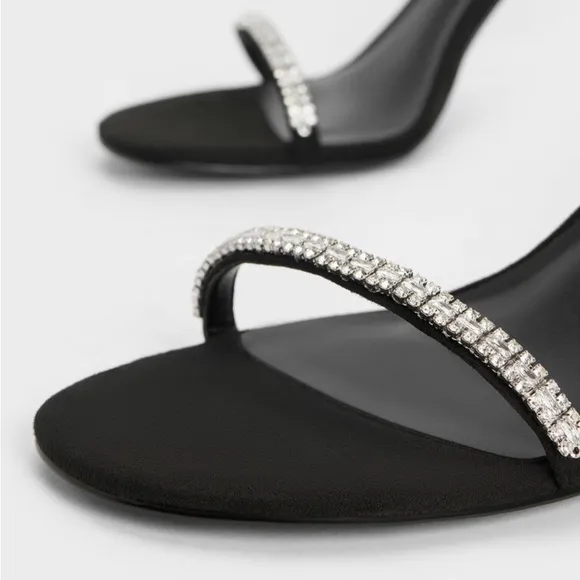 NWT Charles &amp; Keith Black Heels Shoes