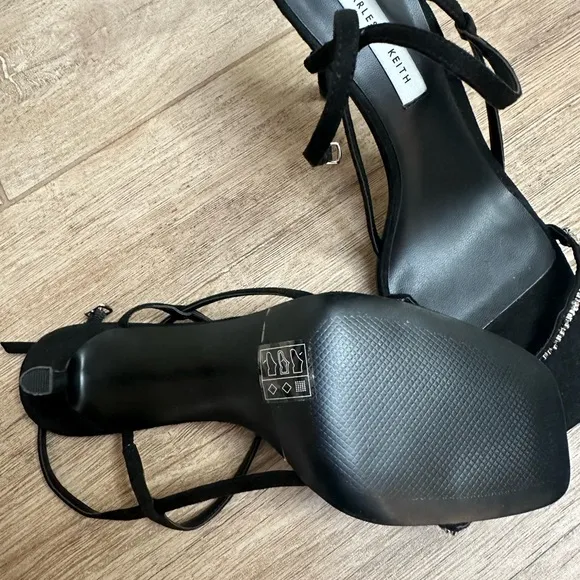 NWT Charles &amp; Keith Black Heels Shoes
