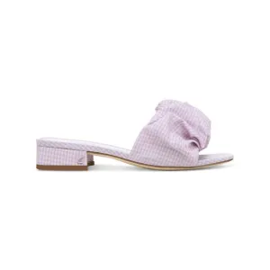 NWT CIRCUS NY Womens Purple Janis Toe Block Heel Slip On Slide Sandals 6 M