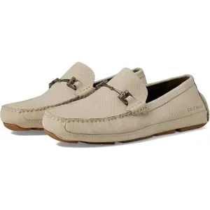 NWT COLE HAAN Mens Wyatt Bit Driver Loafers Sesame Nubuck C38067 Size 11