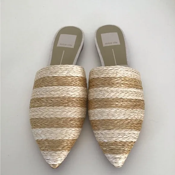 NWT Dolce Vita Ezra Raffia Mule