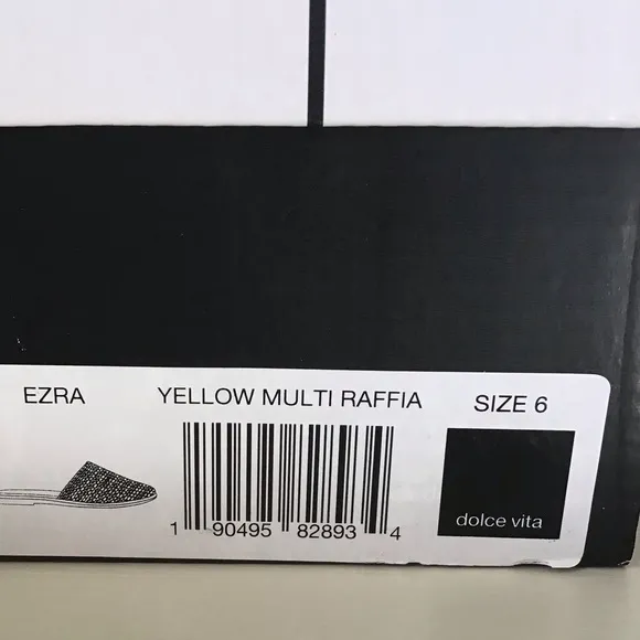 NWT Dolce Vita Ezra Raffia Mule