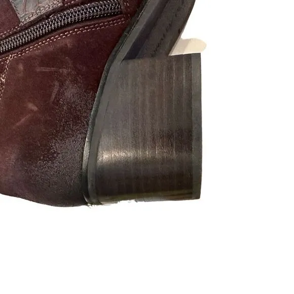 NWT Donald Pliner Brown Suede &amp; Leather Boots