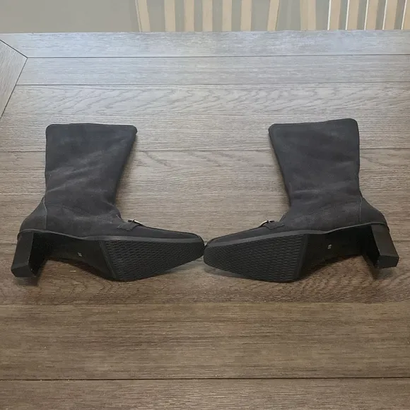 NWT Eric Michael Denmark Heel Black Dress Boot | Calf Height | Size 41/9