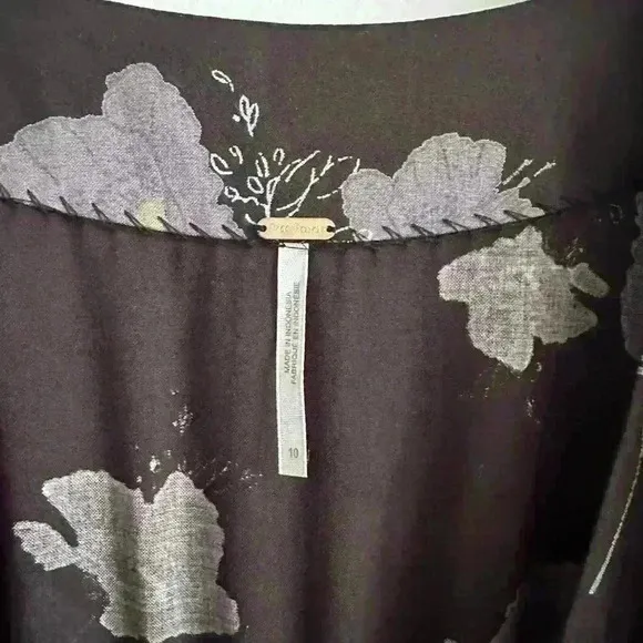 NWT Free People Melanie Mini Dress in Night Combo Dress Size 10