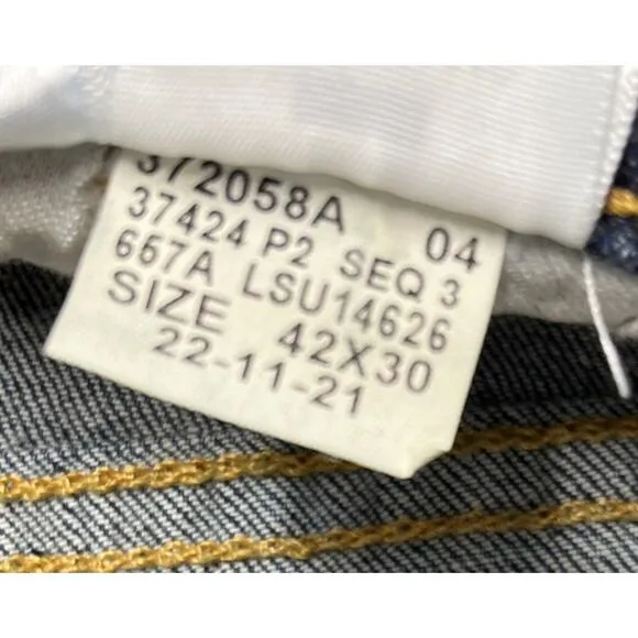 NWT Levi's Men's 559 Relaxed Fit Straight Jeans 42x30