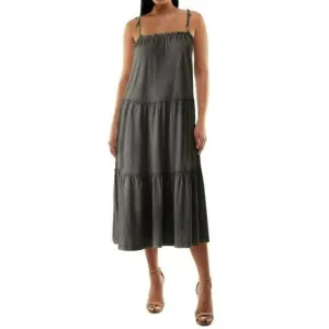 NWT Lucky Brand Women's Tiered Cami Cotton Maxi Dress